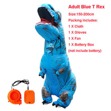 Load image into Gallery viewer, Adult Inflatable Costume Dinosaur Costumes T REX Blow Up Fancy Dress Mascot Cosplay Costume For Men Women Kids Dino Cartoon
