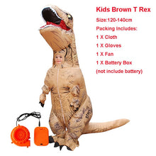 Load image into Gallery viewer, Adult Inflatable Costume Dinosaur Costumes T REX Blow Up Fancy Dress Mascot Cosplay Costume For Men Women Kids Dino Cartoon
