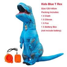 Load image into Gallery viewer, Adult Inflatable Costume Dinosaur Costumes T REX Blow Up Fancy Dress Mascot Cosplay Costume For Men Women Kids Dino Cartoon

